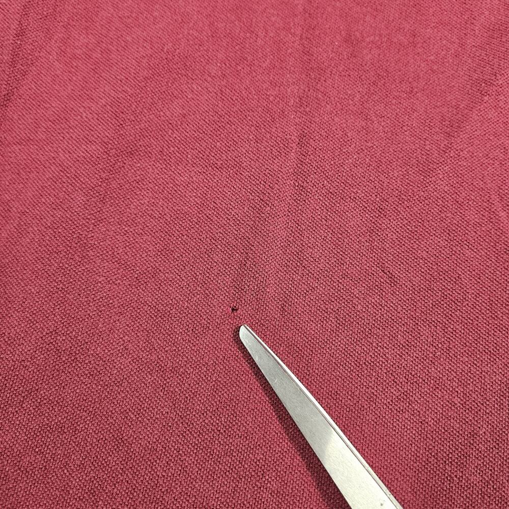 Vintage Abercrombie & Fitch Muscle Polo Shirt Mens XL Red Preppy Long Sleeve Y2K - Picture 13 of 16